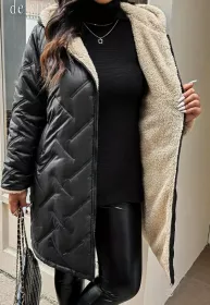 Dámská bunda s kožešinou vel. 46-54