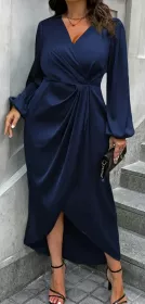 Dámské tmavě modré šaty vel. 44-52