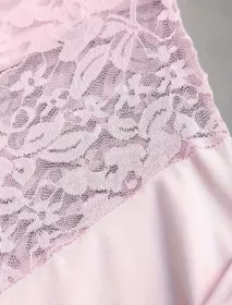 Elegantní růžové šaty s krajkou vel. 34-42