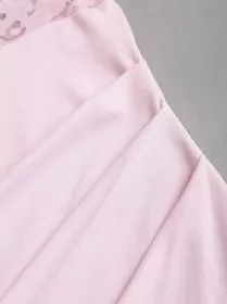Elegantní růžové šaty s krajkou vel. 34-42