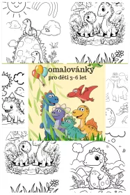 Omalovánky k tisku DINOSAUŘI