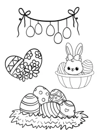 Omalovánky k tisku VELIKONOCE Omalovánky k tisku VELIKONOCE