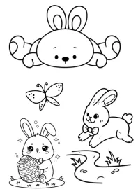 Omalovánky k tisku VELIKONOCE Omalovánky k tisku VELIKONOCE