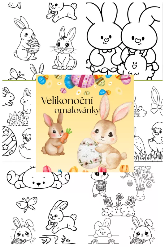 Omalovánky k tisku VELIKONOCE